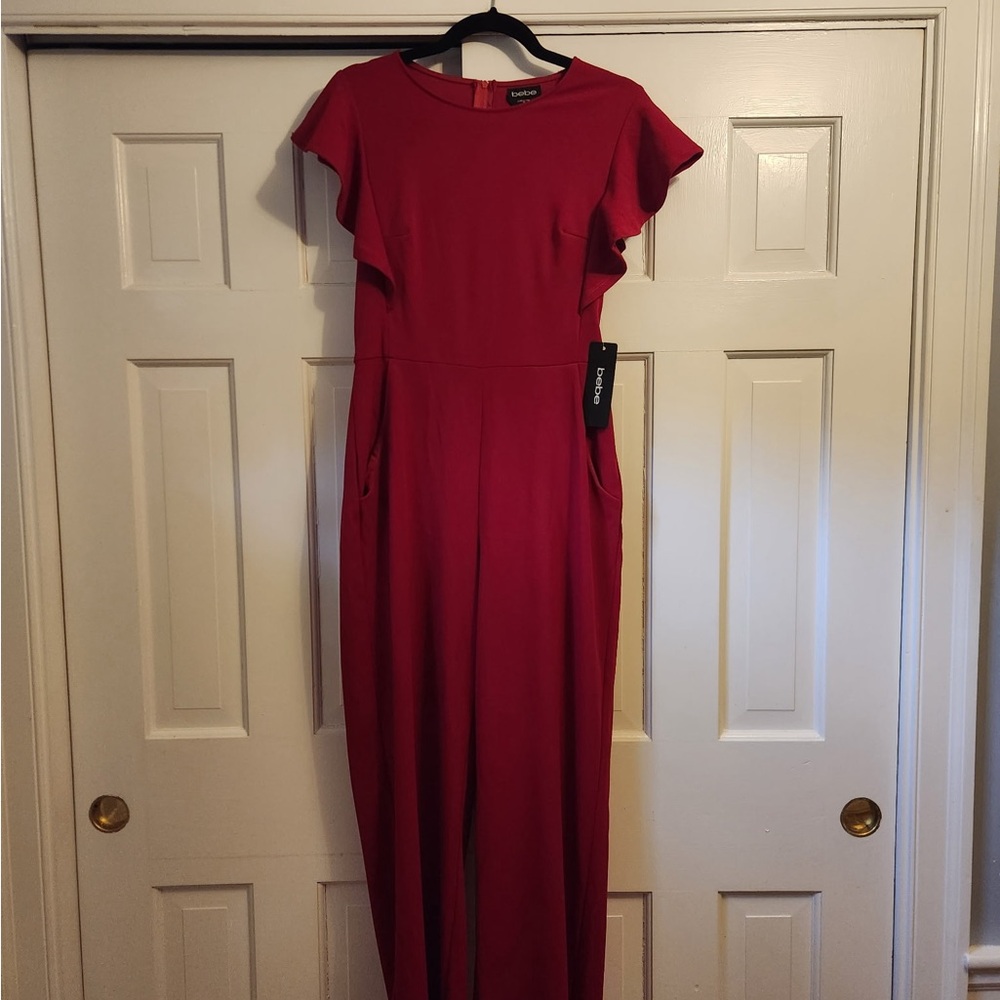 FLASH SALE: bebe Red Jumpsuit